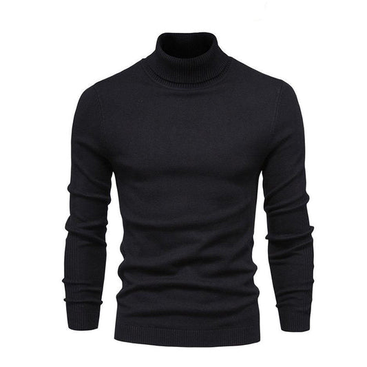 JANGSAN Merino Wool Turtle Neck Sweater