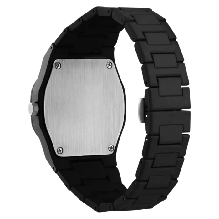 Men's Sleek Black Minimalist Watch