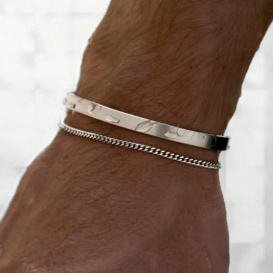 Cuban Steel Men's Bracelet Collection