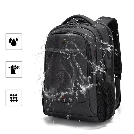 Michigan Executive Backpack - 17" Laptop, Waterproof, and USB Port